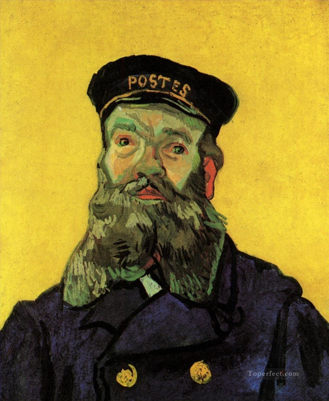 Retrato del cartero Joseph Roulin 3 Vincent van Gogh Pintura al óleo